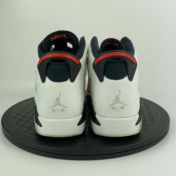 Nike Air Jordan 6 Retro GS 'Gatorade' Orange/White 384665-145 Youth Size 6Y - Picture 6 of 11